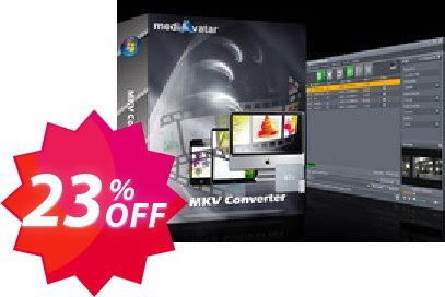 mediAvatar MKV Converter Coupon code 23% discount 