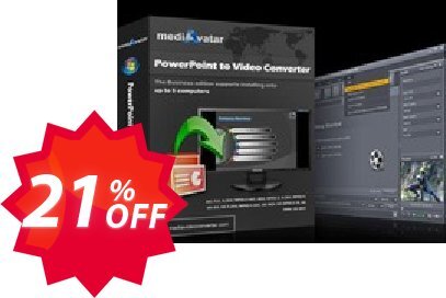 mediAvatar PowerPoint to Video Converter Personal Coupon code 21% discount 