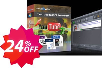mediAvatar YouTube to MP3 Converter Coupon code 24% discount 