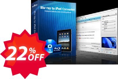 mediAvatar Blu-ray to iPad Converter Coupon code 22% discount 