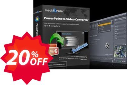 mediAvatar PowerPoint to Video Converter Business Coupon code 20% discount 