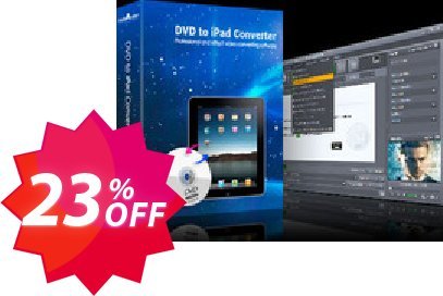mediAvatar DVD to iPad Converter for MAC Coupon code 23% discount 