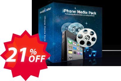 mediAvatar iPhone Media Pack Coupon code 21% discount 