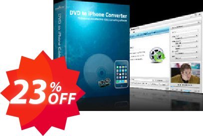 mediAvatar DVD to iPhone Converter Coupon code 23% discount 