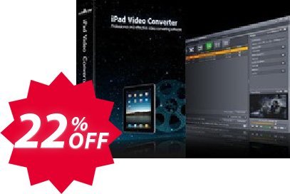 mediAvatar iPad Video Converter for MAC Coupon code 22% discount 