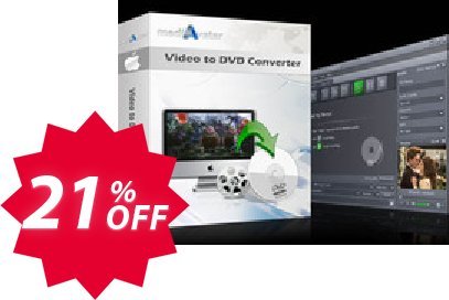 mediAvatar Video to DVD Converter for MAC Coupon code 21% discount 