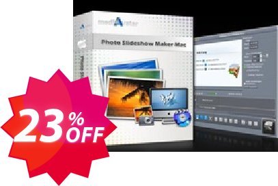 mediAvatar Photo Slideshow Maker for MAC Coupon code 23% discount 
