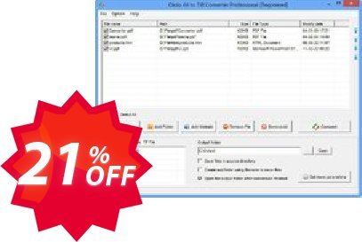 Okdo All to Tiff Converter Professional Coupon code 21% discount 