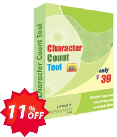 TheSkySoft Character Count Tool Coupon code 11% discount 
