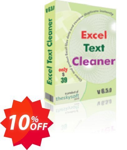 TheSkySoft Excel Text Cleaner Coupon code 10% discount 