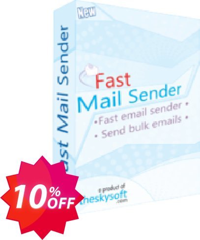 TheSkySoft Fast Mail Sender Coupon code 10% discount 