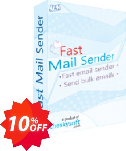 TheSkySoft Fast Mail Sender Coupon code 10% discount 