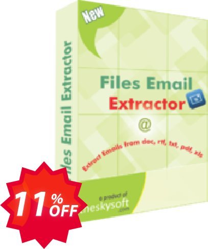 TheSkySoft Files Email Extractor Coupon code 11% discount 