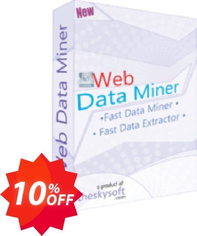 TheSkySoft Web Data Miner Coupon code 10% discount 
