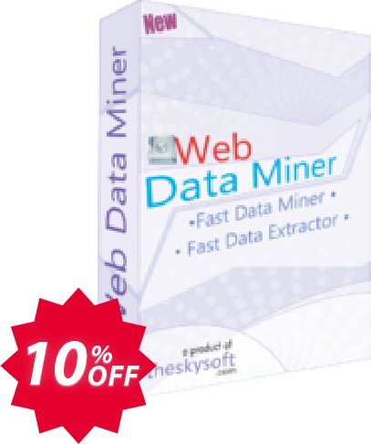 TheSkySoft Web Data Miner Coupon code 10% discount 