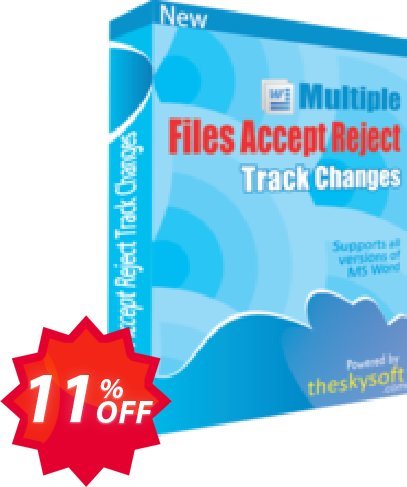 TheSkySoft Multiple Files Accept & Reject Track Changes Coupon code 11% discount 