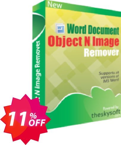 TheSkySoft Word Document Object & Image Remover Coupon code 11% discount 