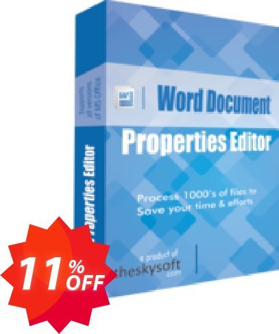 TheSkySoft Word Document Properties Editor Coupon code 11% discount 