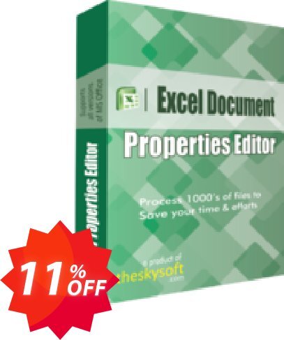 TheSkySoft Excel Document Properties Editor Coupon code 11% discount 