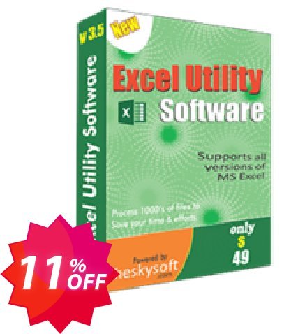 TheSkySoft Excel Utility Software Coupon code 11% discount 