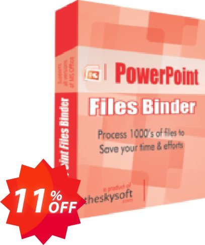 TheSkySoft PowerPoint Files Binder Coupon code 11% discount 