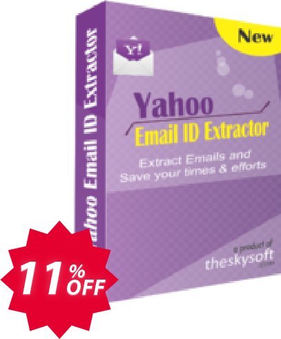 TheSkySoft Yahoo Email ID Extractor Coupon code 11% discount 