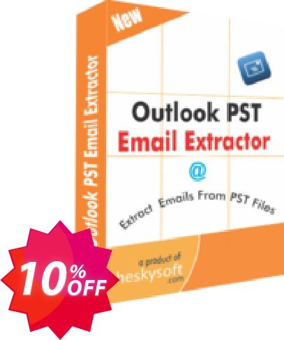 TheSkySoft Outlook PST Email Extractor Coupon code 10% discount 