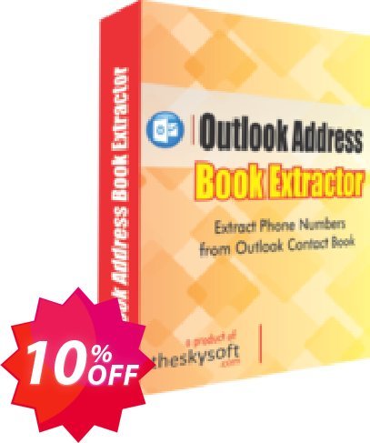TheSkySoft Outlook Address Book Extractor Coupon code 10% discount 