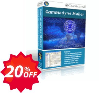 Gammadyne Mailer Coupon code 20% discount 