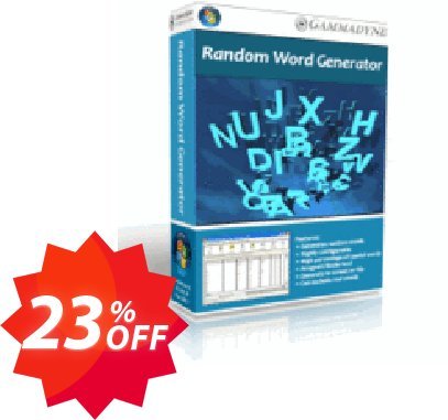Random Word Generator Coupon code 23% discount 