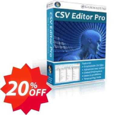 CSV Editor Pro Coupon code 20% discount 