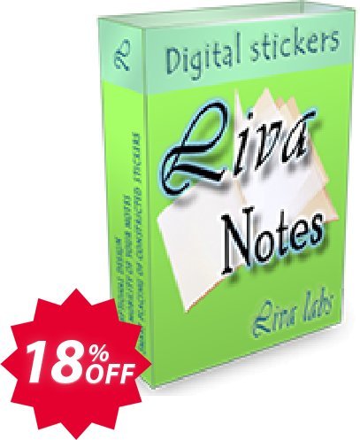 Liva Notes Coupon code 18% discount 