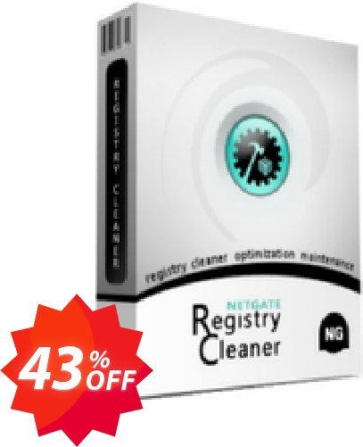 NETGATE Registry Cleaner - Unlimited Lifetime Plan, for 5 PC  Coupon code 43% discount 