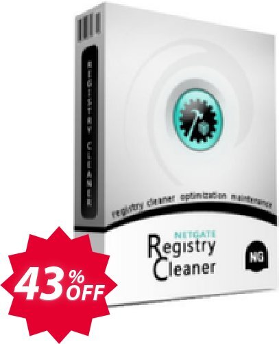 NETGATE Registry Cleaner - Unlimited Lifetime Plan, for 5 PC  Coupon code 43% discount 