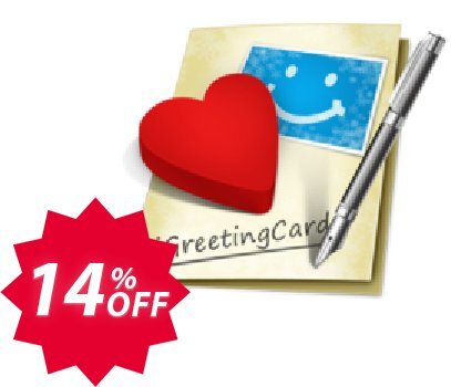 iGreetingCard for MAC Coupon code 14% discount 