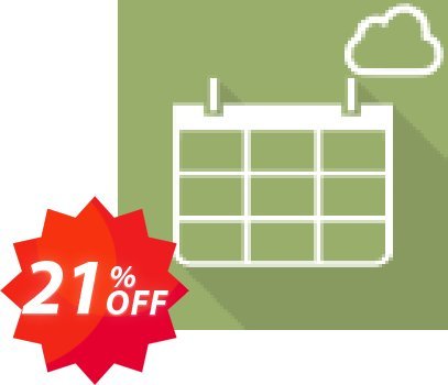 Calendar Add-in for Office 365 monthly billing Coupon code 21% discount 
