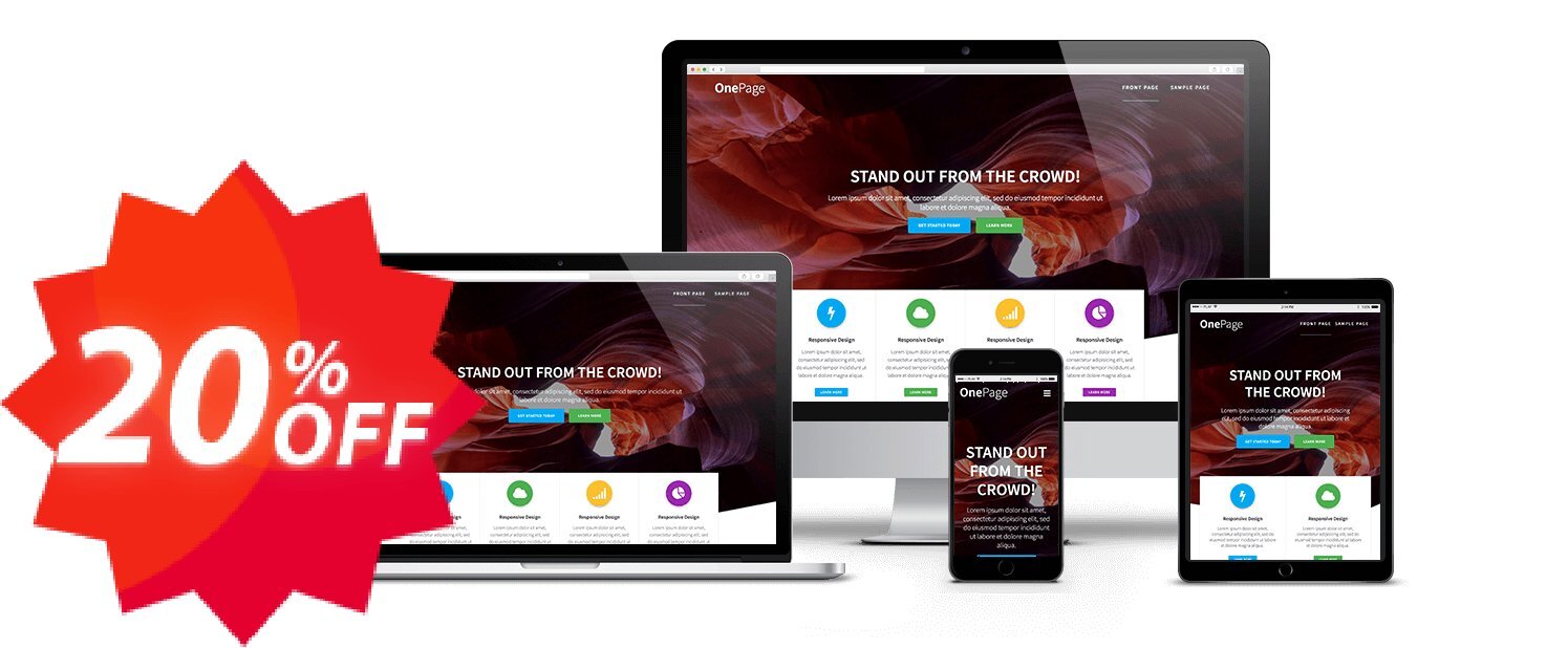 One Page Express PRO - Ultimate Plan Coupon code 20% discount 