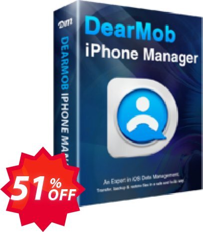 DearMob iPhone Manager Coupon code 51% discount 