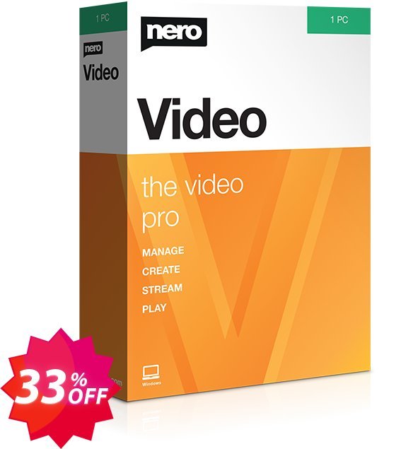 Nero Video 2024 Coupon code 33% discount 
