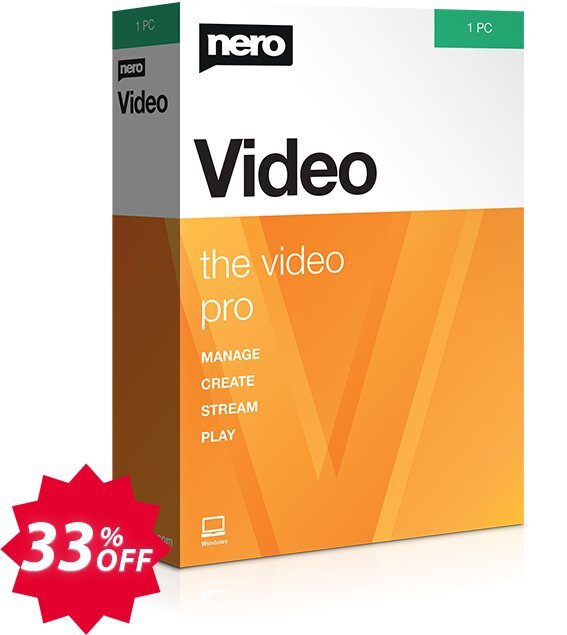 Nero Video 2025 Coupon code 33% discount 