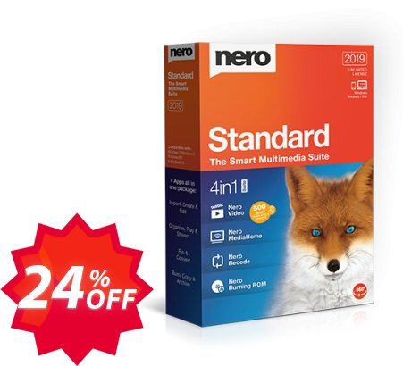 Nero Standard 2024 Coupon code 24% discount 