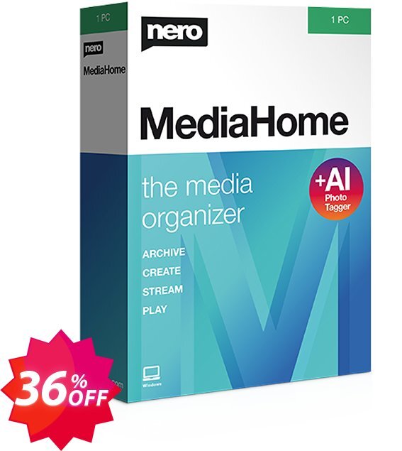 Nero MediaHome 2024 Coupon code 36% discount 