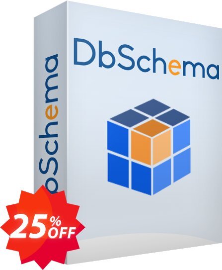 DbSchema Pro Coupon code 25% discount 