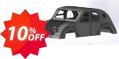 2CV Bodyshell plywood laser cut CAM files Coupon code 10% discount 