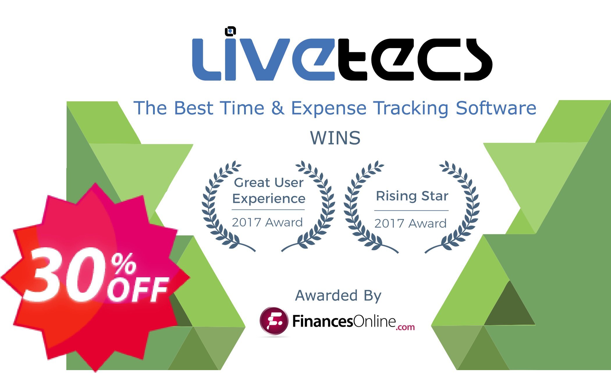 TimeLive Web Timesheet Premium Plus, 100 Users  Coupon code 30% discount 