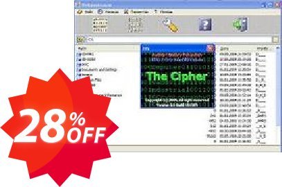 The Cipher Coupon code 28% discount 