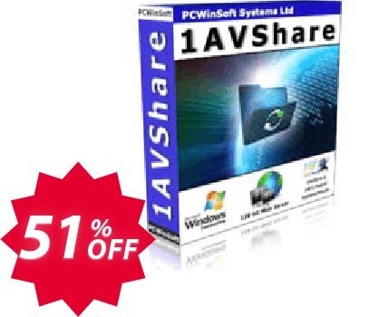 1AVShare Coupon code 51% discount 