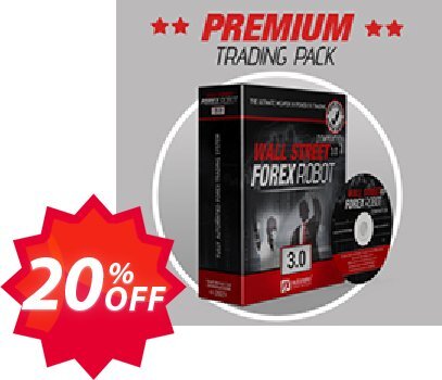 WallStreet Forex Robot 3.0 - PREMIUM Pack Coupon code 20% discount 