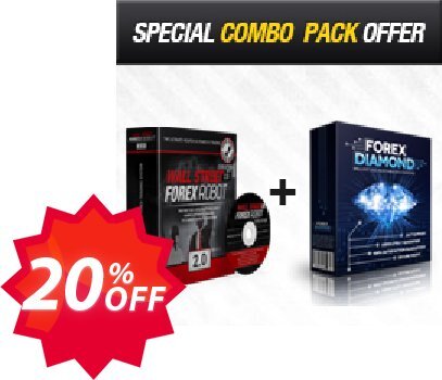 WallStreet Forex Robot 2.0 Evolution + Forex Diamond EA Coupon code 20% discount 