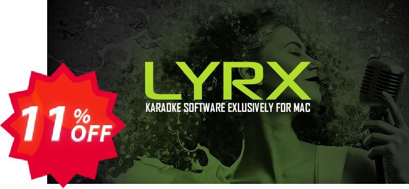 LYRX Karaoke Software MAC/WINDOWS, Includes Activation For 3 MAChines  Coupon code 11% discount 